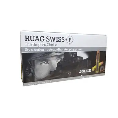 Swiss-P 300 Blackout 130gr Styx Action