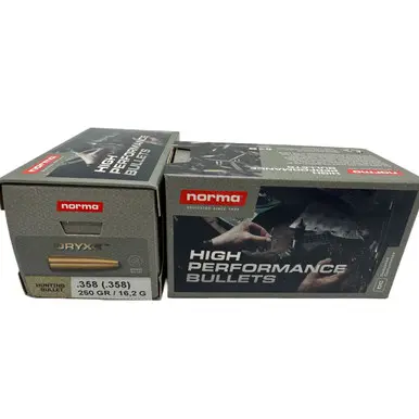 Norma Oryx .358 250gr Projectiles (50 ct box)