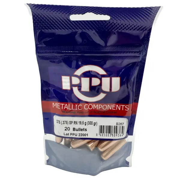 PPU 375 Caliber (.375) 300gr SP Bullets