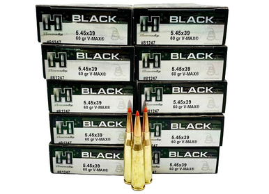 Hornady Black 5.45x39mm 60gr V-Max - 200 rounds