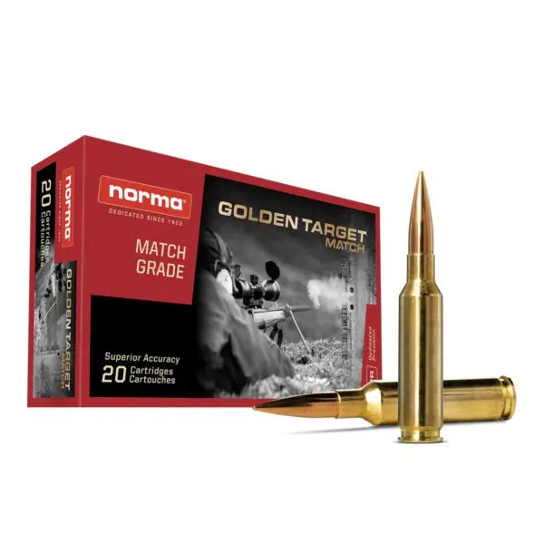 Norma 6.5mm Creedmoor 130gr HPBT Golden Target (GTX)