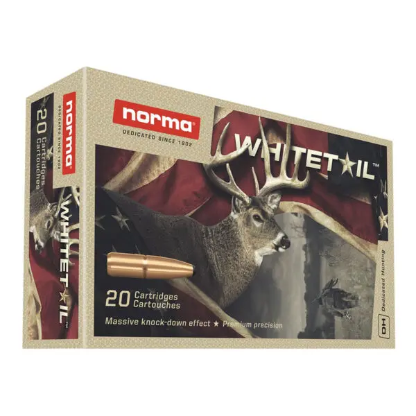 Norma 8x57 JS 196gr Ammo - Norma Whitetail - 20 Round Box