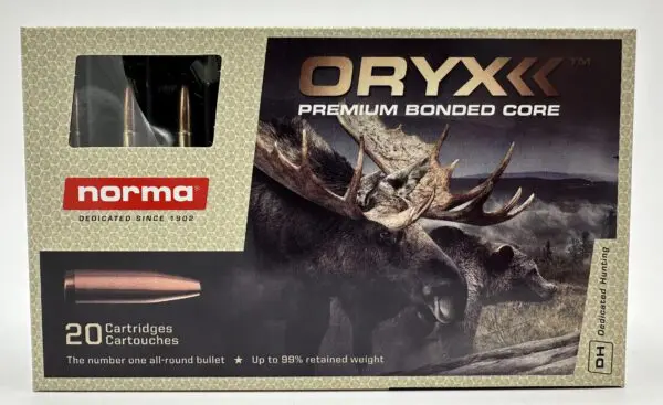 Norma 7mm Rem Mag 170gr Oryx - Premium Bonded Core - 20 Round Box