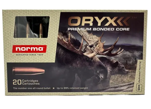 Norma 270 Win 150gr Oryx - Premium Bonded Core - 20 Round Box