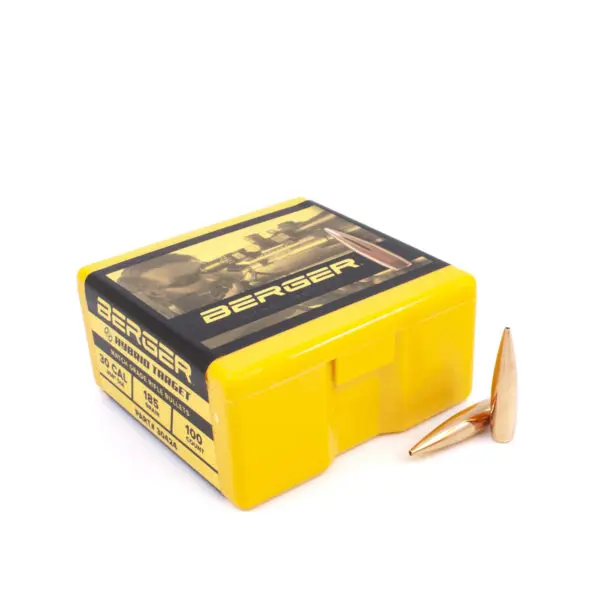 Berger 30 Cal (.308") 185gr Hybrid Target - 100 ct Box