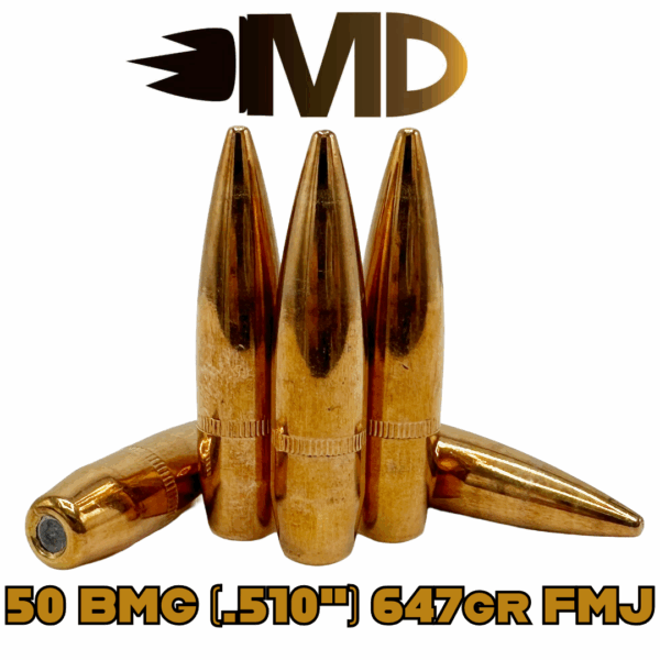 MEDEF 50 BMG (.510") 647gr FMJ Bullets
