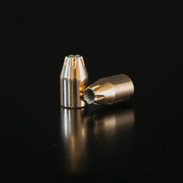 Dead Nuts 9mm DFN (.355") 135gr JHP Bullets - Optimized for Defense