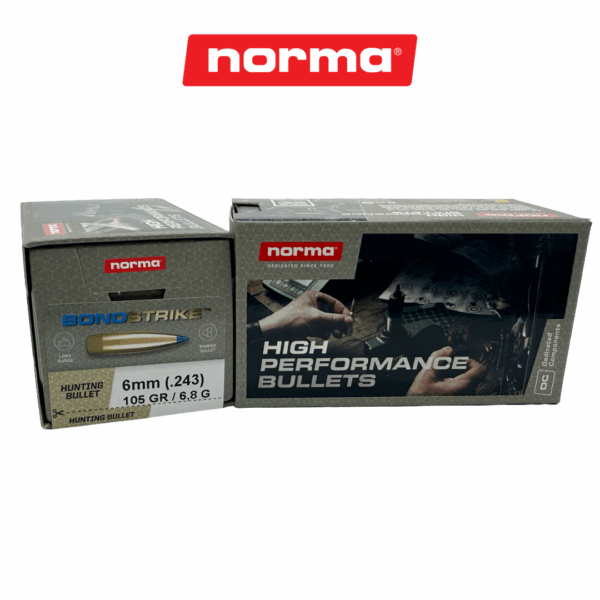 Norma Bondstrike 6mm 105gr Bullets (100 ct)