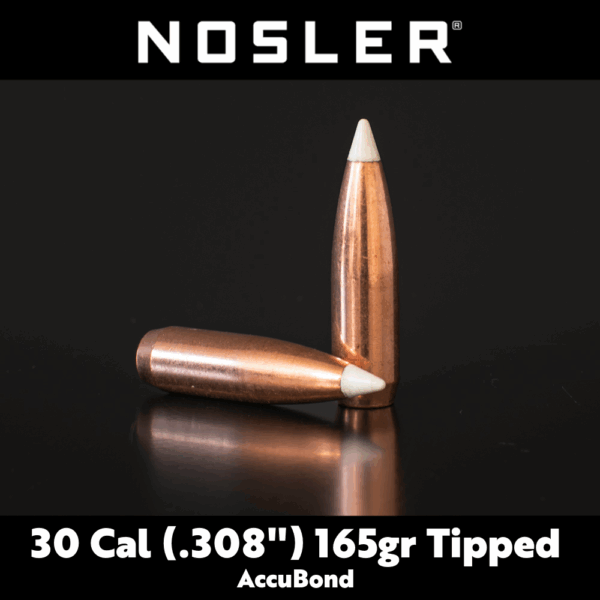 Nosler 30 Cal (.308") 165gr AccuBond