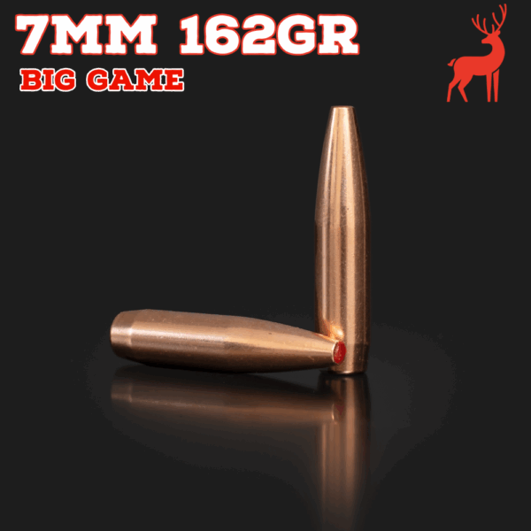 7mm (.284") 162gr Bullets - Big Game (seconds) - 250 ct