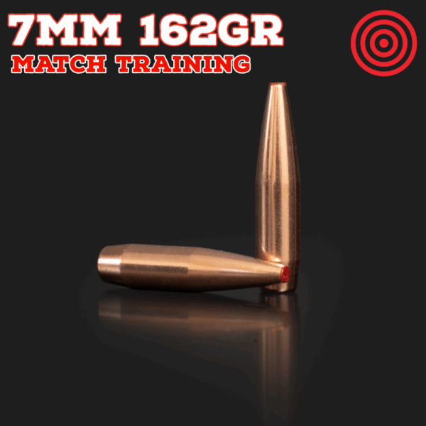 7mm (.284") 162gr Bullets - Match Training (seconds) - 250 ct