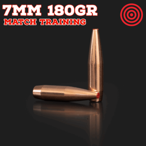 7mm (.284") 180gr Bullets - Match Training (seconds) - 250 ct