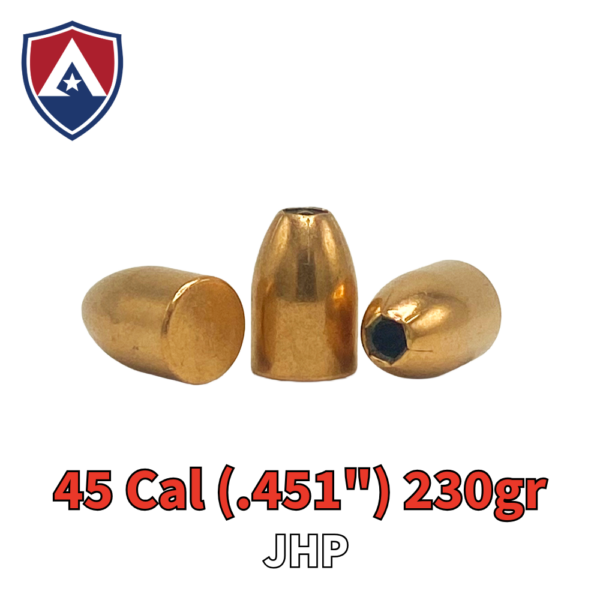 SCI 45 Cal (.451") 230gr JHP - 250 ct