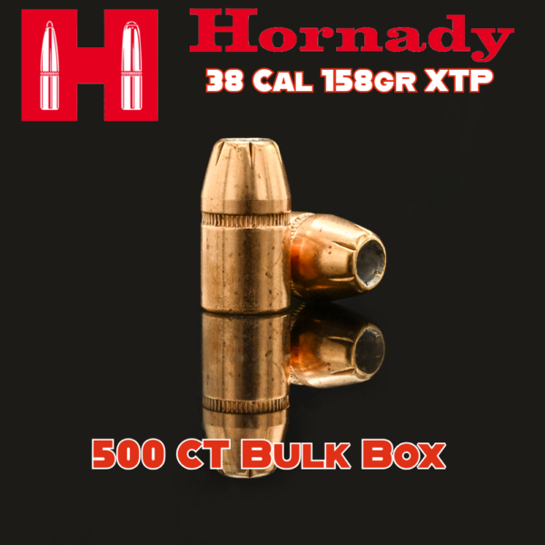 Hornady 38 Cal (.357") 158gr XTP - 500 ct