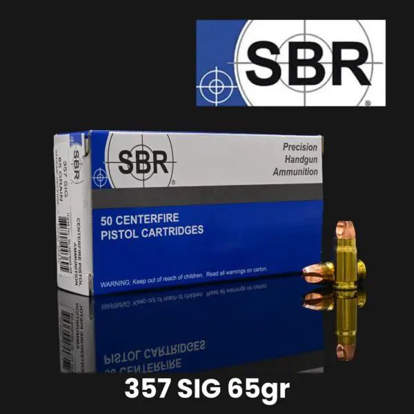 SBR 357 Sig 65gr XTREME Defense Ammo