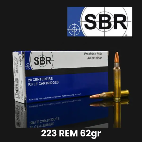 SBR 223 Rem 62gr Controlled Chaos Copper HP Ammo