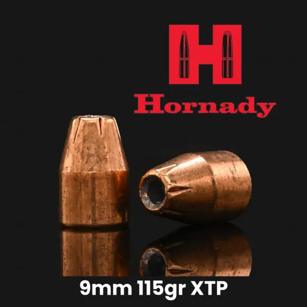 Hornady 9mm (.355") 115gr XTP Bullets - 250 ct