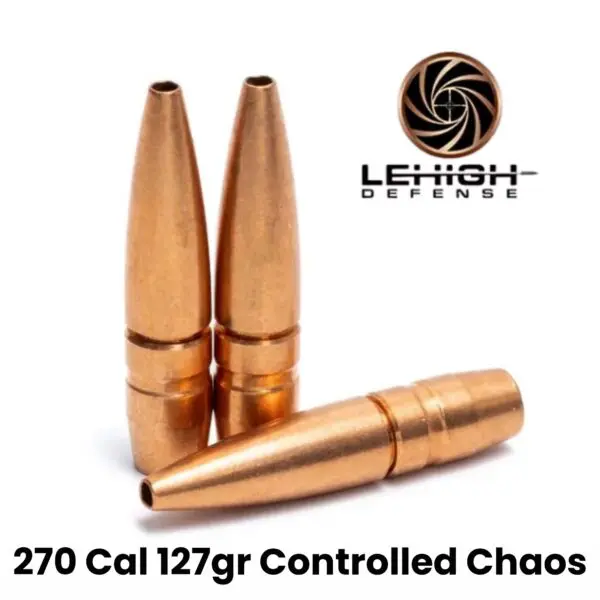 Lehigh Defense 270 Cal (.277") 127gr Controlled Chaos - 250 ct