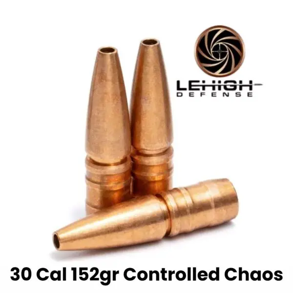 Lehigh Defense 30 Cal (.308") 152 GR Controlled Chaos - 250 ct