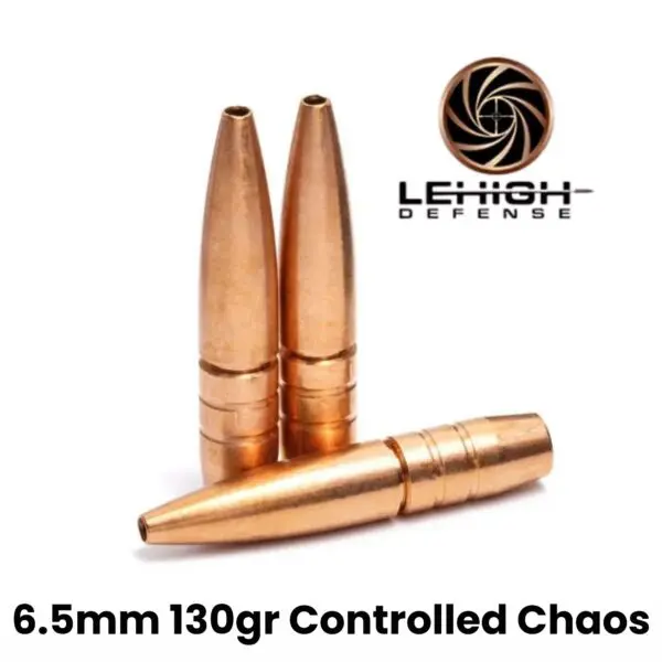 Lehigh Defense 6.5mm (.264") 130 GR Controlled Chaos - 250 ct