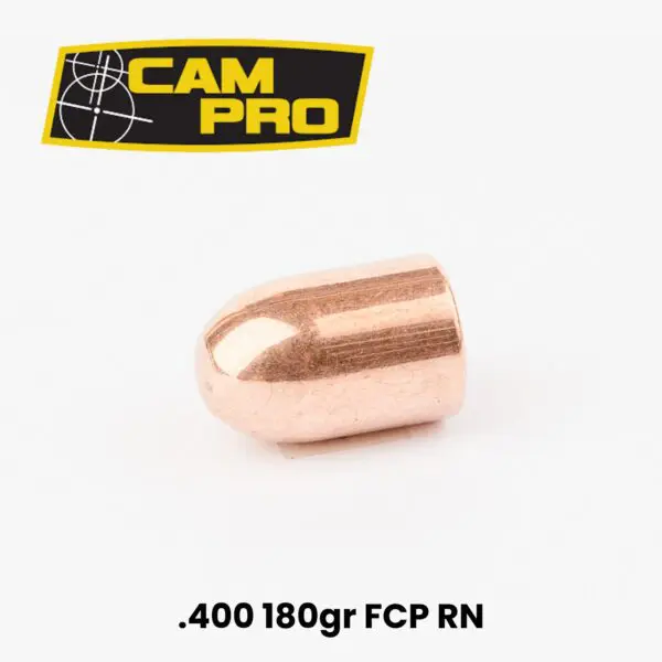 CAMPRO .40 S&W/10mm (.400") 180gr Copper Plated Round Nose Bullets - 1,000ct