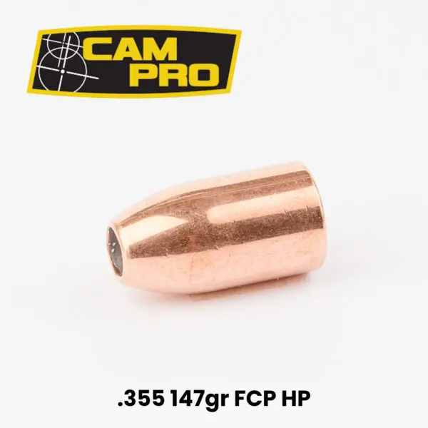 CAMPRO 9mm (.355") 147gr Copper Plated Hollow Point Bullets - 500ct