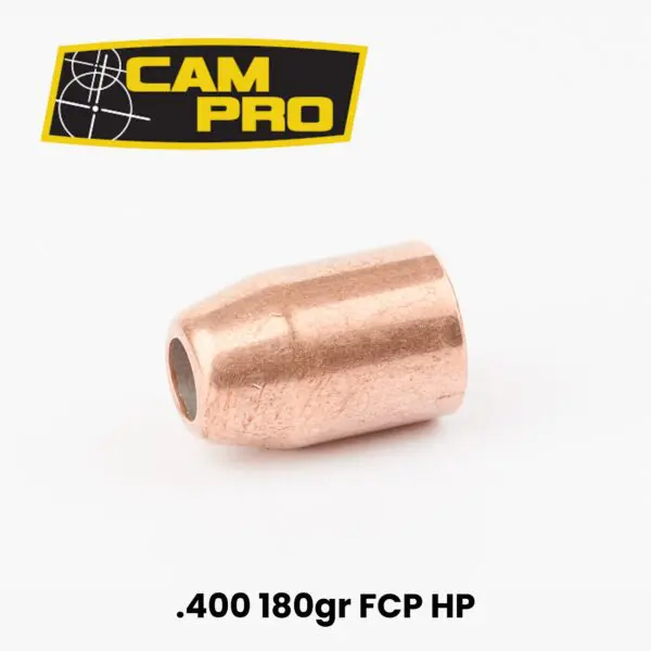 CAMPRO .40 S&W/10mm (.400") 180gr Copper Plated Hollow Point Bullets - 1,000ct
