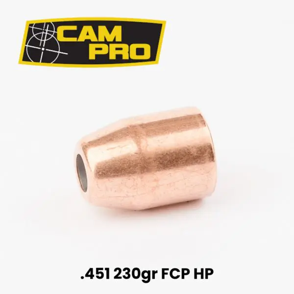CAMPRO 45 ACP (.451") 230gr Copper Plated Hollow Point Bullets - 500ct