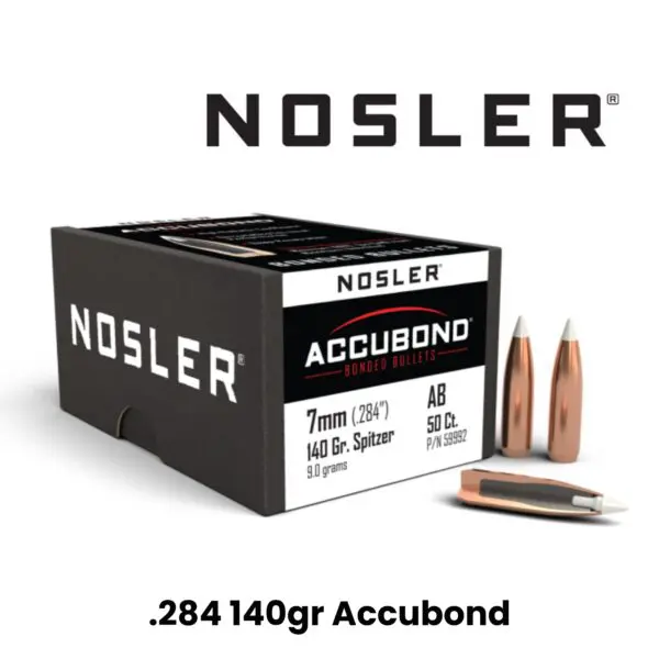 Nosler 7mm (.284″) 140gr SP AccuBond - 50ct