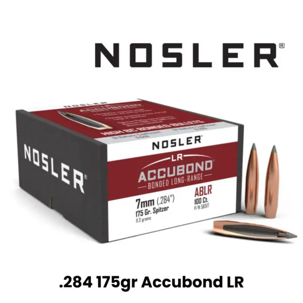 Nosler 7mm (.284″) 175gr SP AccuBond Long Range - 100ct