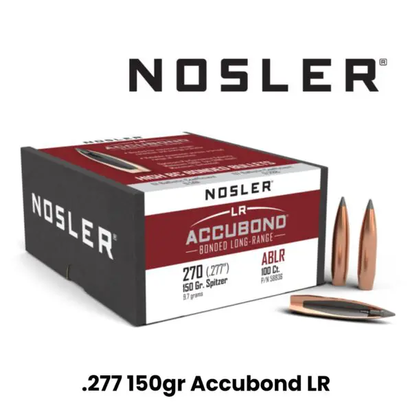 Nosler 270 Cal (.270″) 150gr SP AccuBond Long Range - 100ct