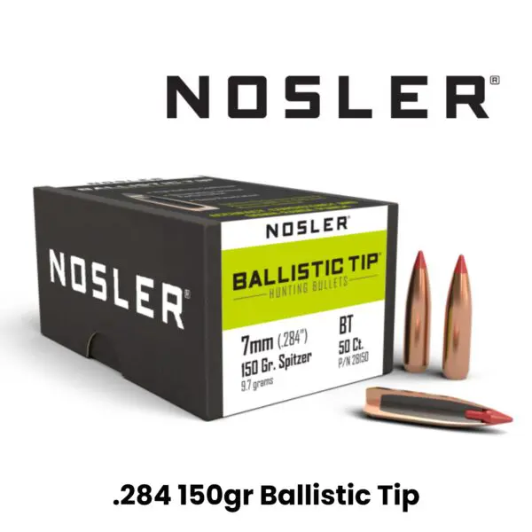 Nosler 7mm (.284″) 150gr SP Ballistic Tip - 50ct