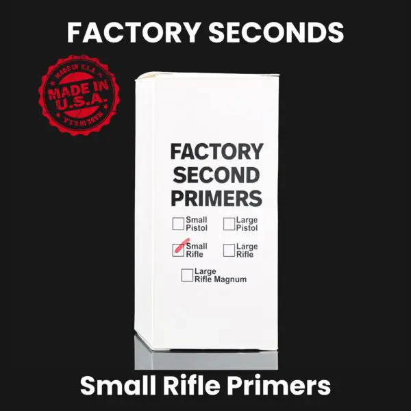 Small Rifle Primers - Factory Seconds (Free Shipping & HAZMAT)
