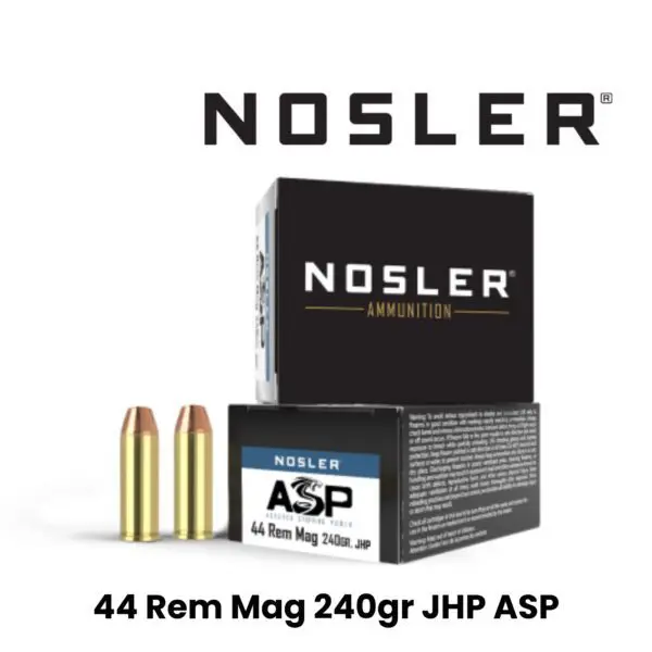 Nosler 44 Magnum 240gr JHP ASP - 20 Round Box