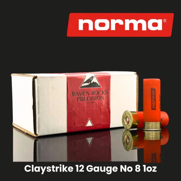 Norma Claystrike 12 Gauge No 8 1oz - 100 round Bulk Box