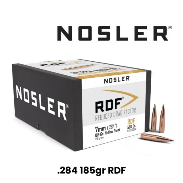 Nosler 7mm (.284″) 185gr HPBT RDF - 500ct