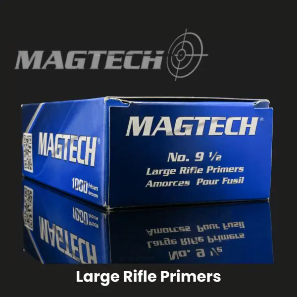 Magtech No. 9 1/2 Large Rifle Primers - 5000ct (Free Shipping & HAZMAT)