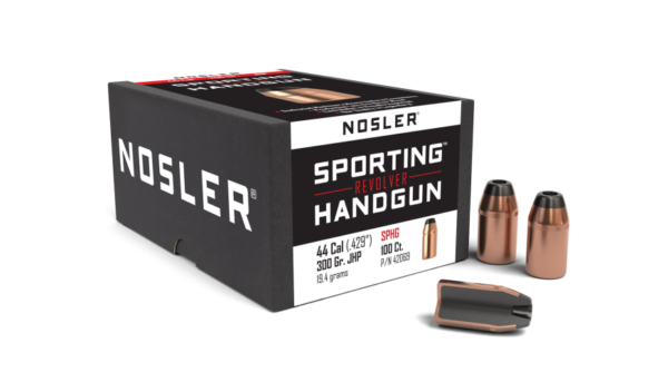 Nosler 44 Magnum (.429") 300gr JHP - 100 ct Box